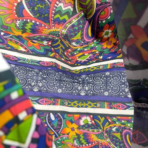 Johnny Was California Eco Tote Bag Floral Multicolor Reusuable Handles Large - Picture 9 of 9